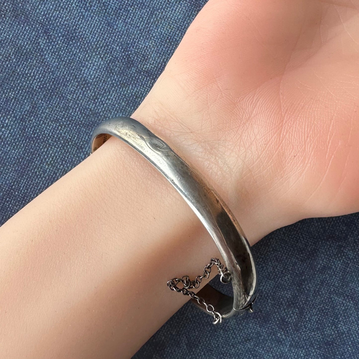 スターリングシルバー バングル チェスター 1957年