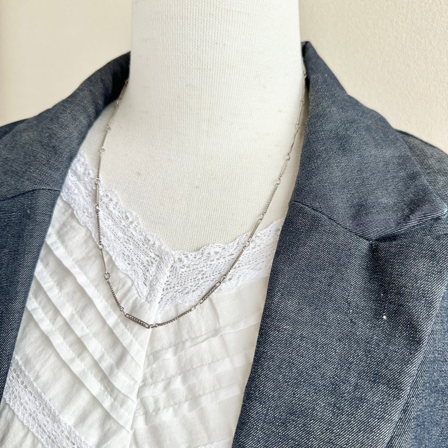 アンティークシルバー 835 ネックレスチェーン