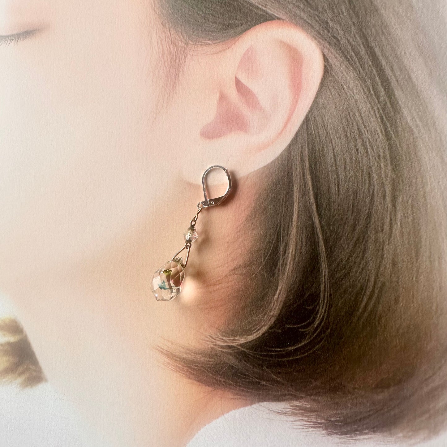 アイリスグラス ドロップピアス