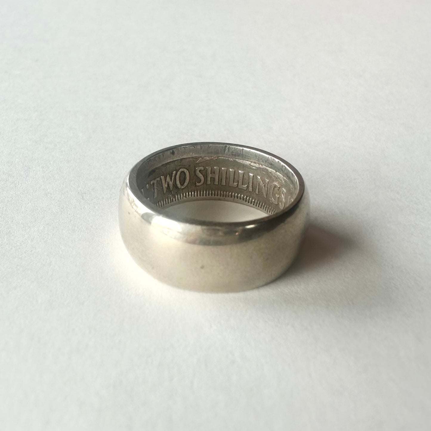 シルバー500 2シリング硬貨 リング 1942年 10号
