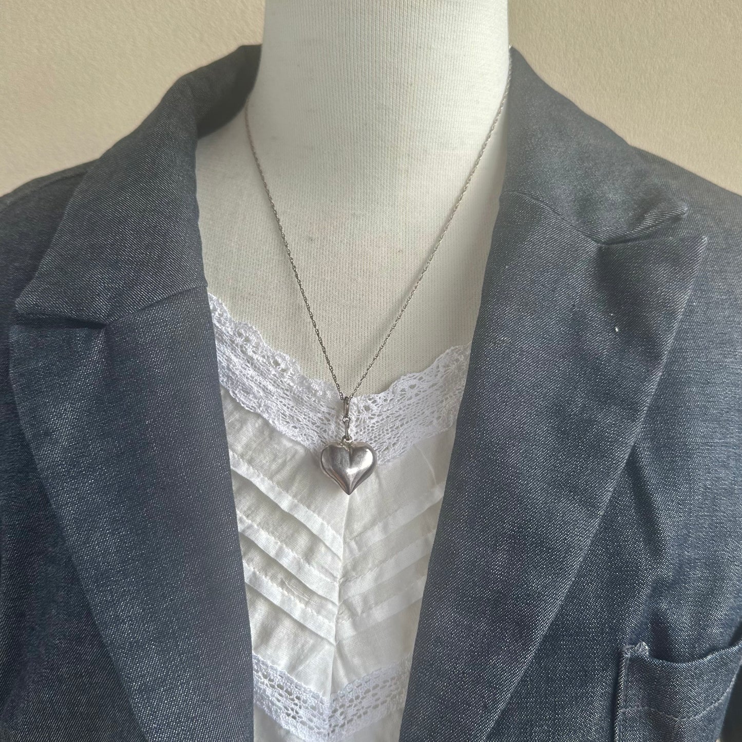 パフハート シルバーチャーム