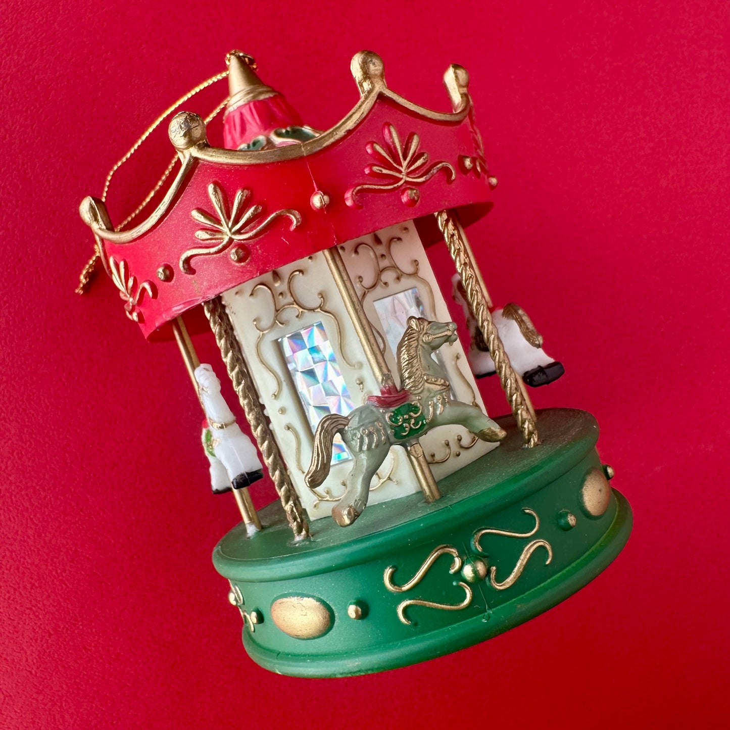 イギリスヴィンテージ クリスマスオーナメント メリーゴーランド