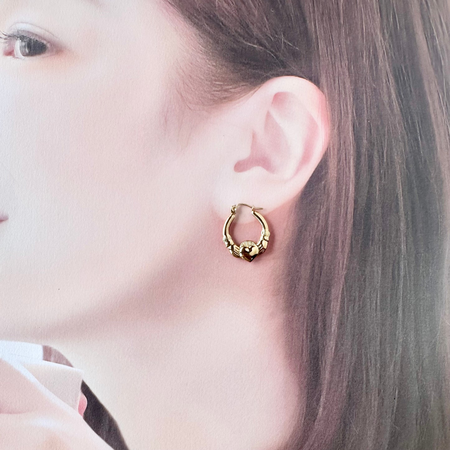 10ctゴールド クラダ ピアス