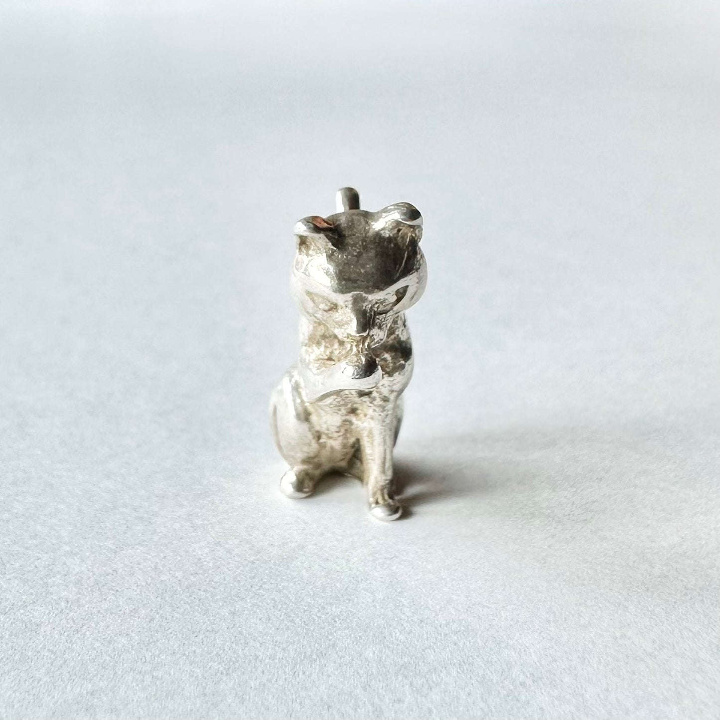 ヴィンテージシルバーチャーム キャット
