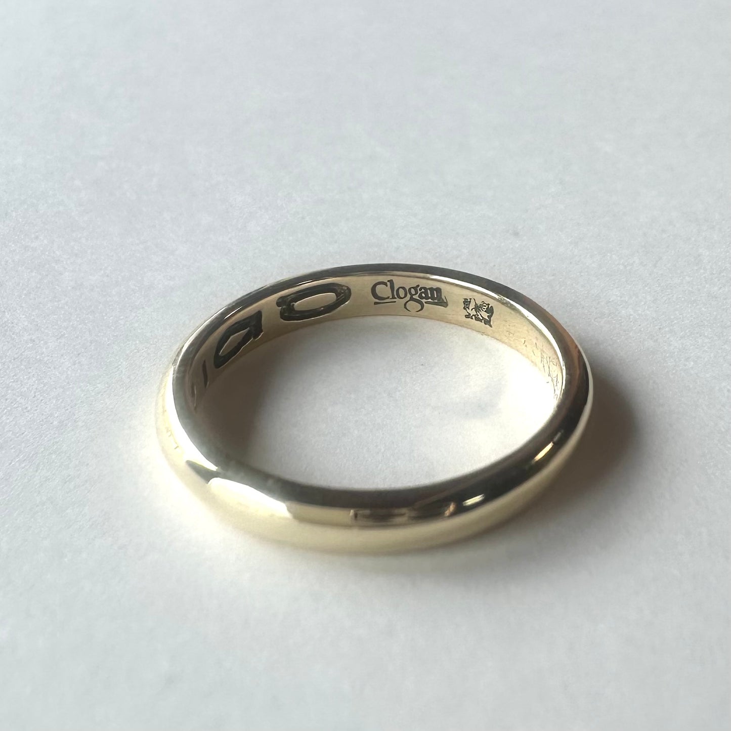 ウェルシュゴールド 9ctゴールド Clogau ウェディングバンドリング 13.5号