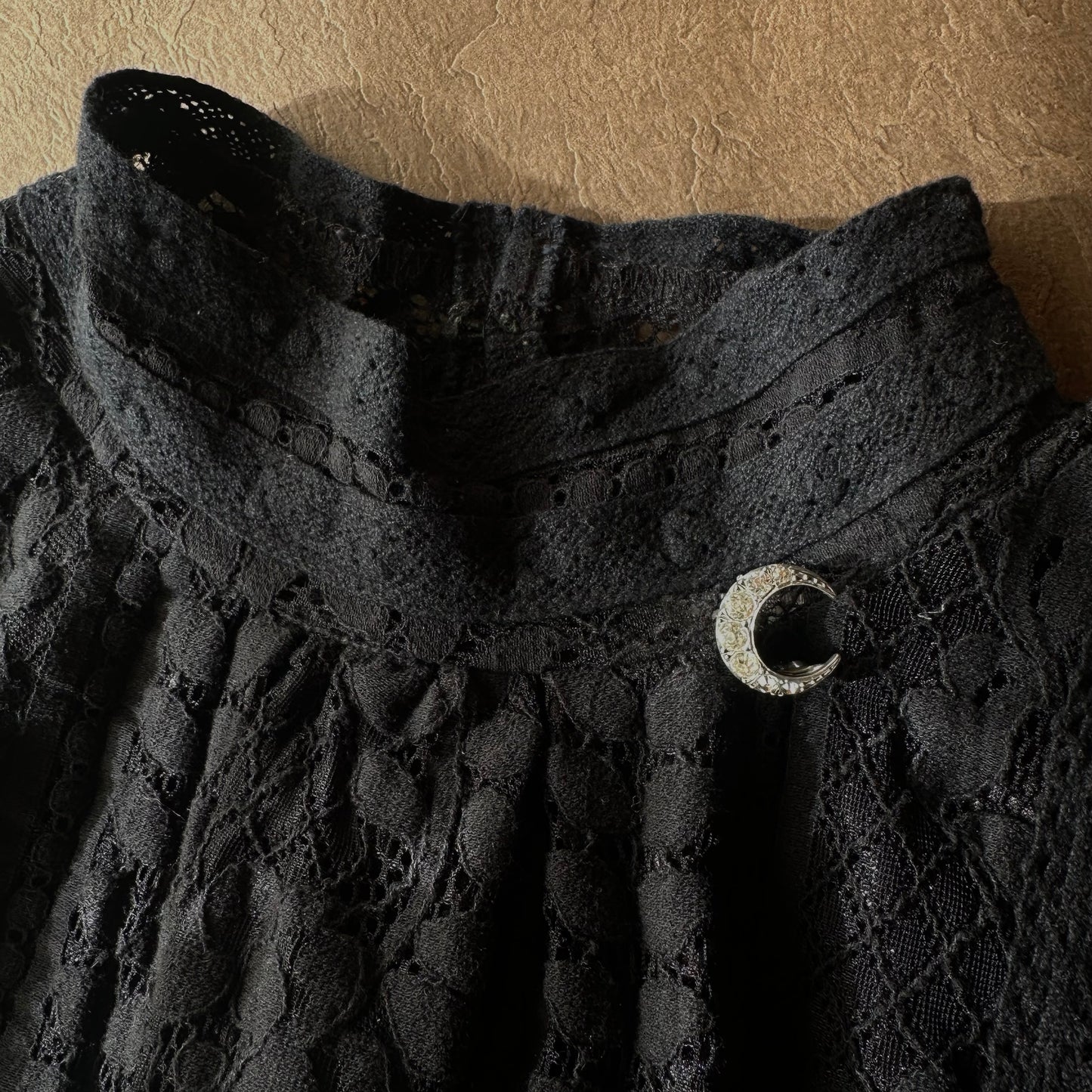 シルバー900 ミニクレセント ブローチ