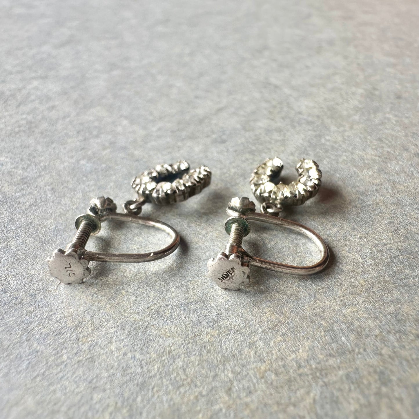 クリアグラス ホースシュー イヤリング(特許ナンバー入り)