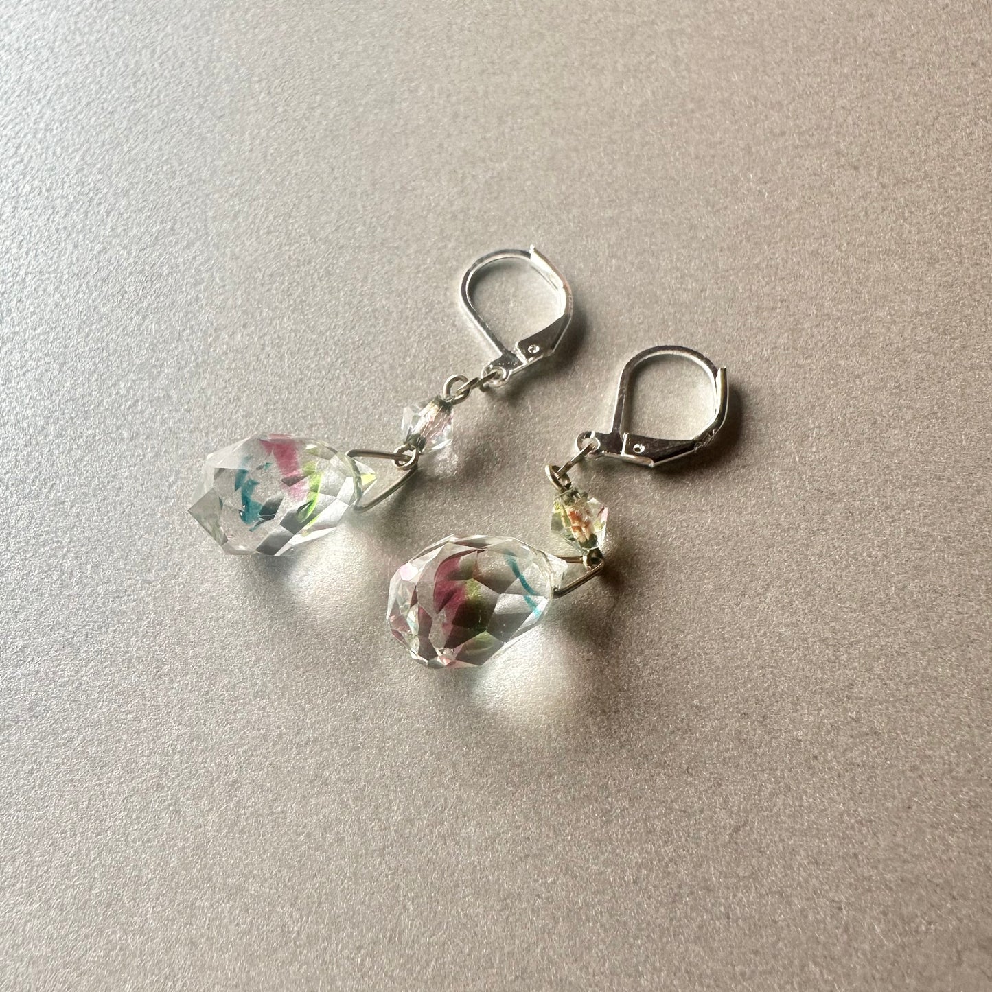 アイリスグラス ドロップピアス