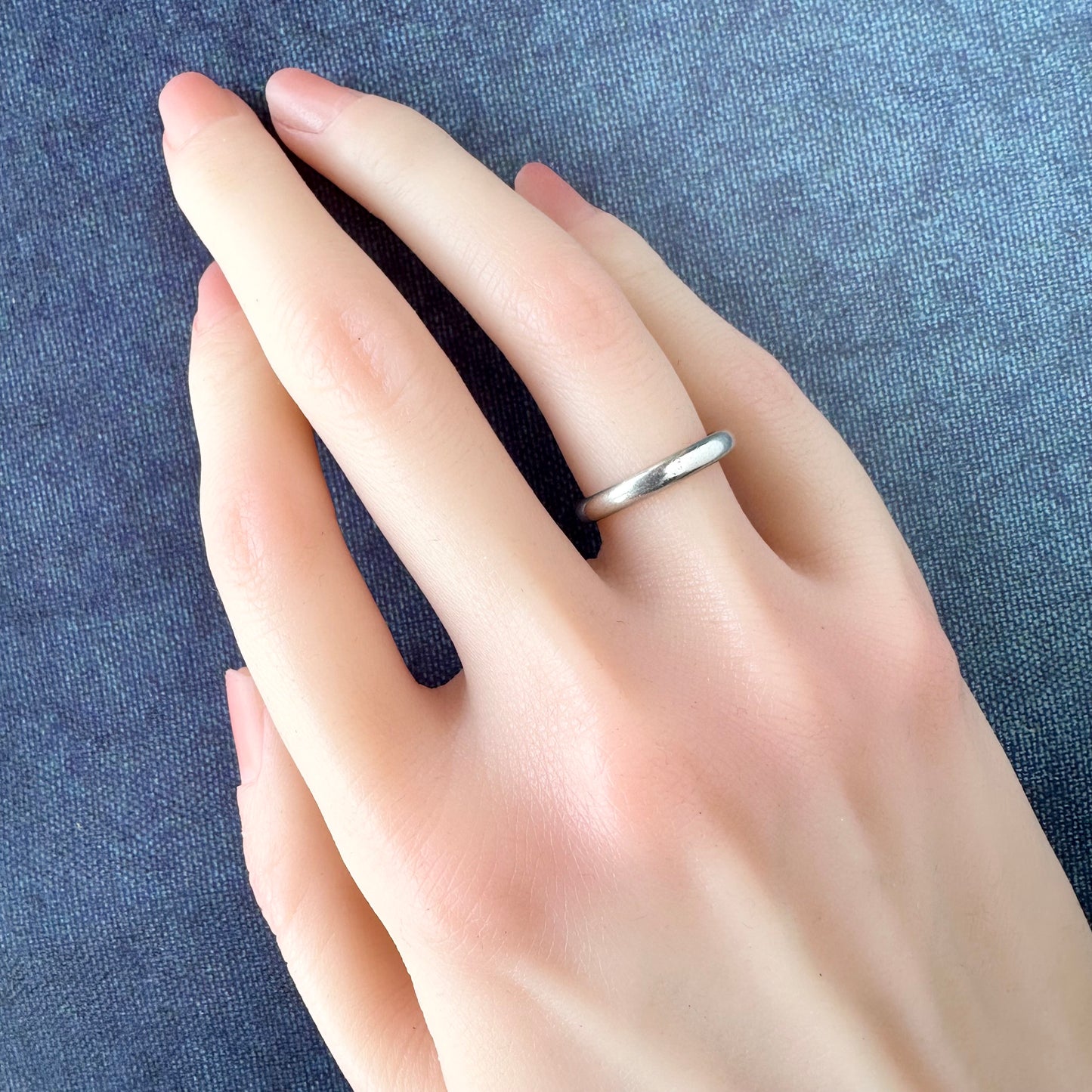 1993年 ロンドン ヴィンテージ スターリングシルバーリング 14号