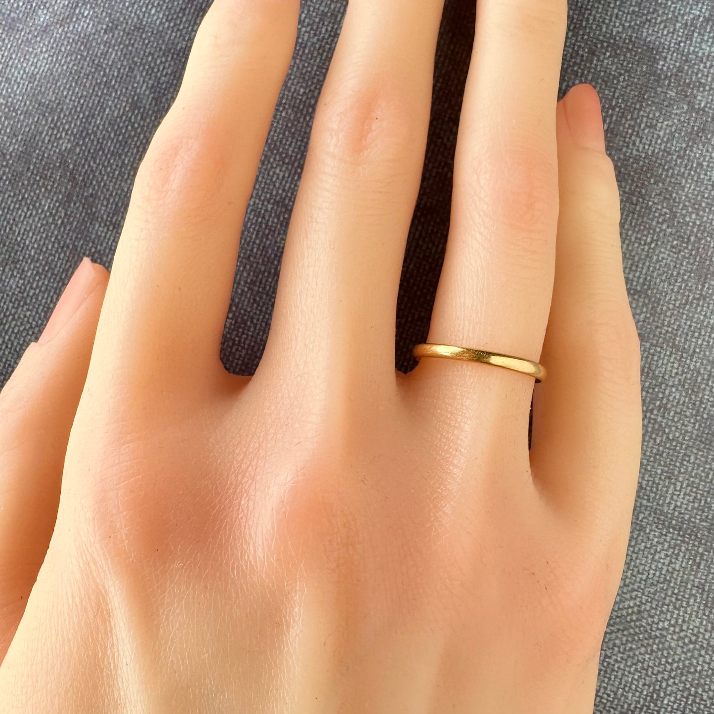 22ctゴールド ウェディングバンドリング バーミンガム 1941年