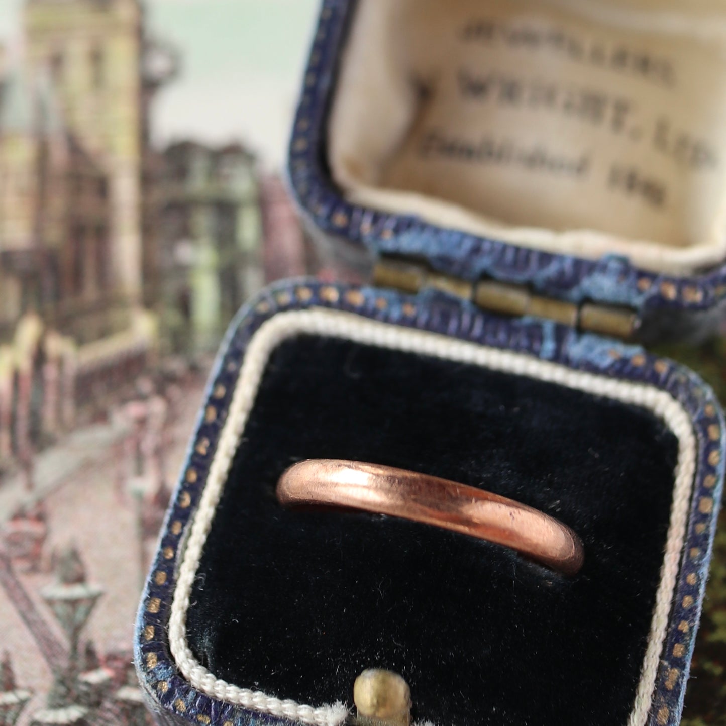 ウェルシュゴールド 9ctゴールド Clogau ウェディングバンドリング 14.5号