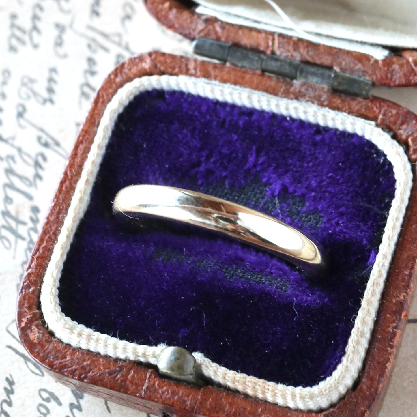 ウェルシュゴールド 9ctゴールド Clogau ウェディングバンドリング 13.5号