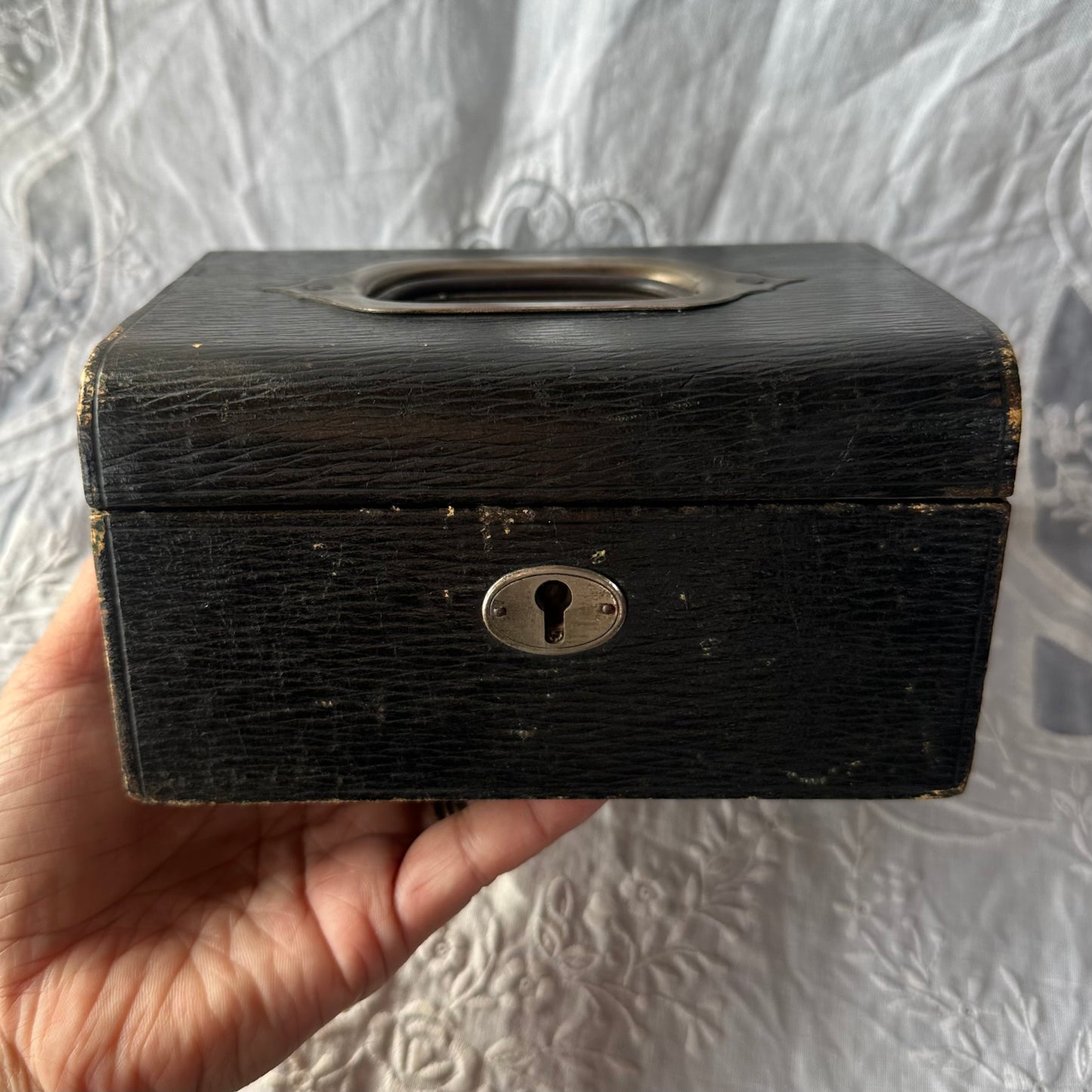 アンティークジュエリーボックス ダークグリーン