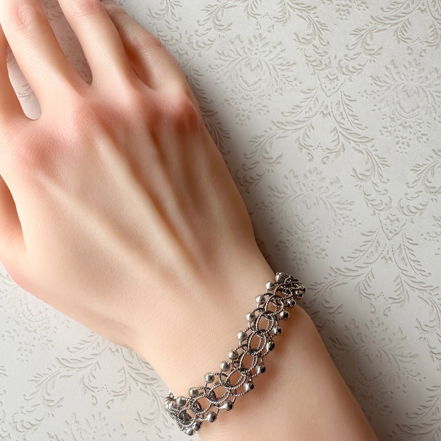 スターリングシルバー ヴィンテージブレスレット