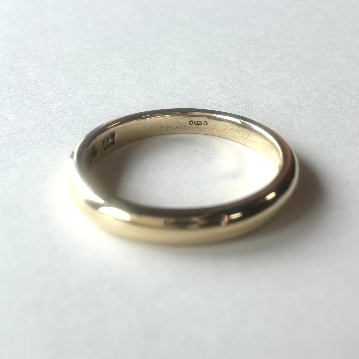 ウェルシュゴールド 9ctゴールド Clogau ウェディングバンドリング 13.5号