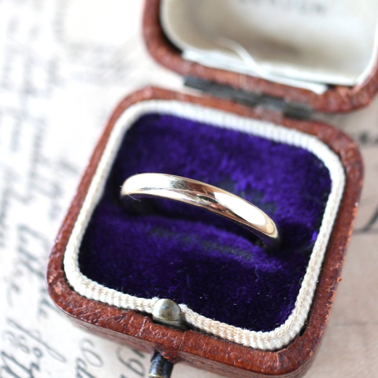 ウェルシュゴールド 9ctゴールド Clogau ウェディングバンドリング 13.5号