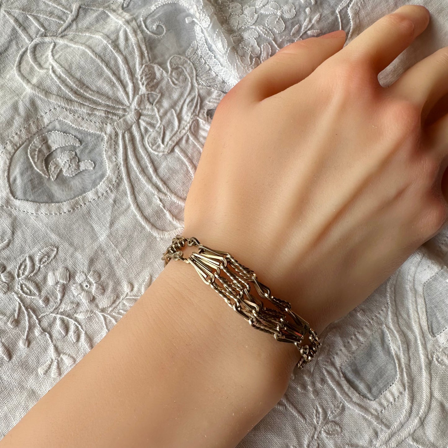 ロールドゴールド チェーンブレスレット