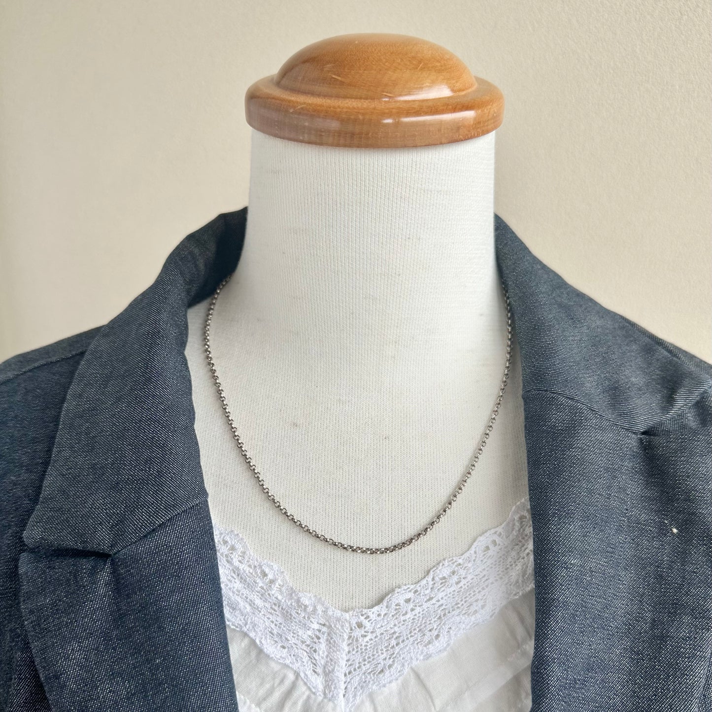 ヴィンテージ ロロリンク シルバーネックレス