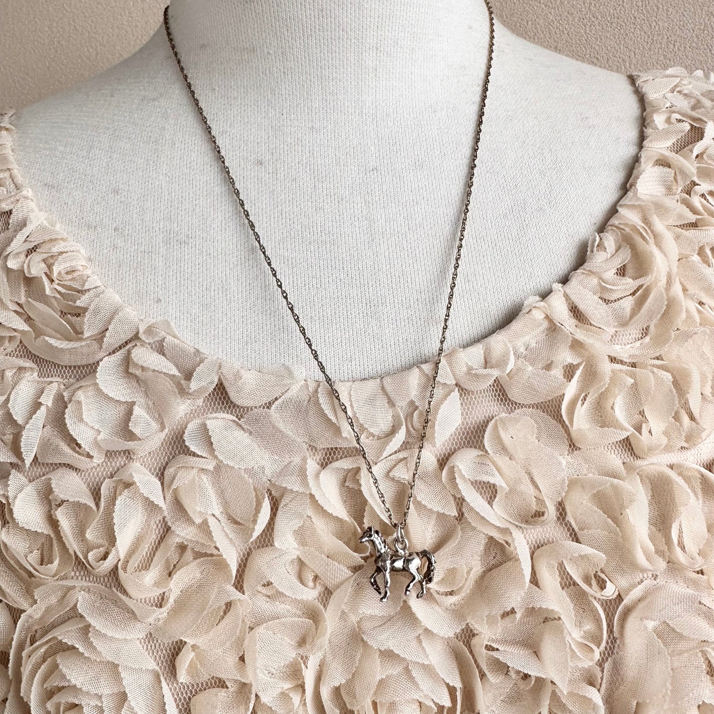 ヴィンテージシルバーチャーム 馬