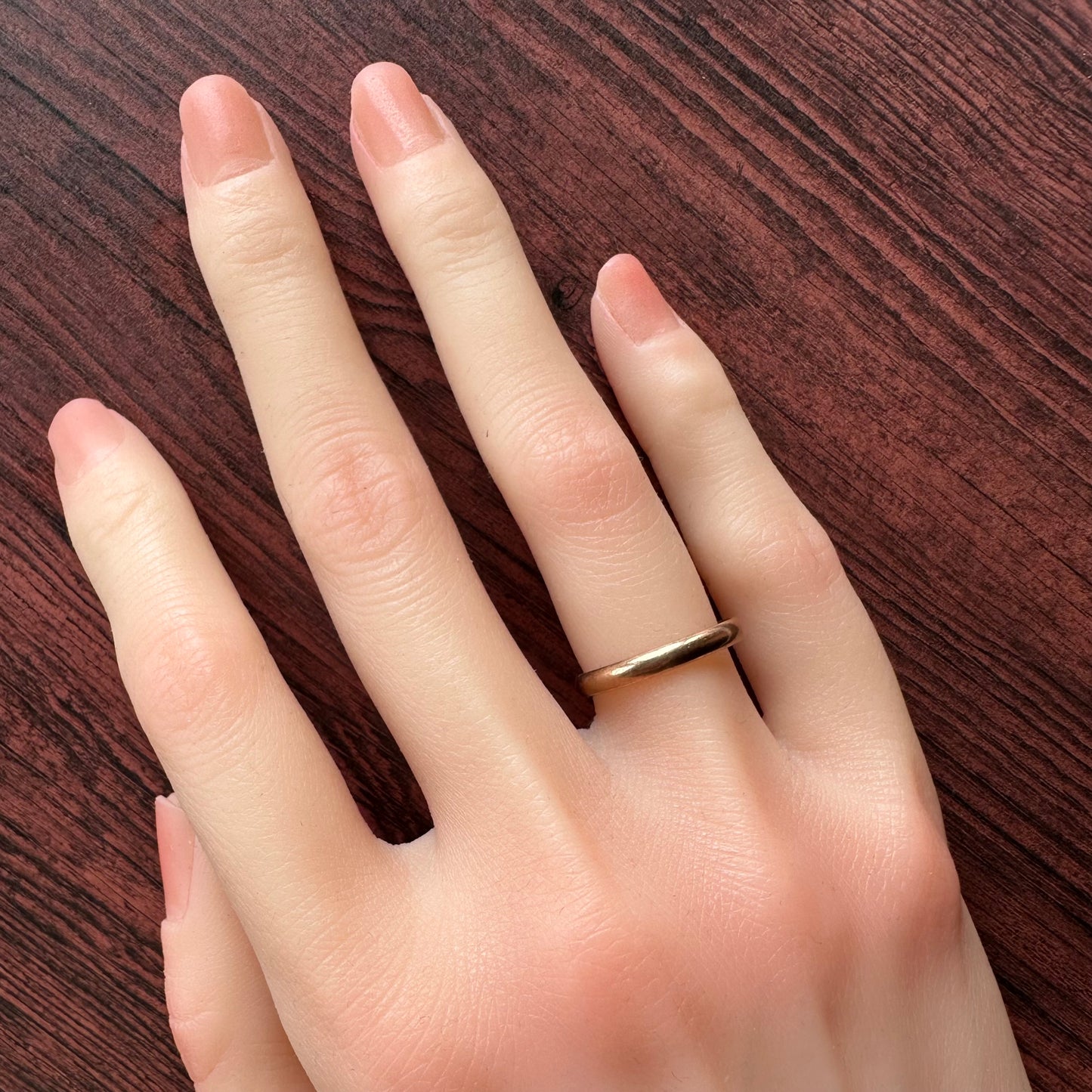 ウェルシュゴールド 9ctゴールド Clogau ウェディングバンドリング 14.5号