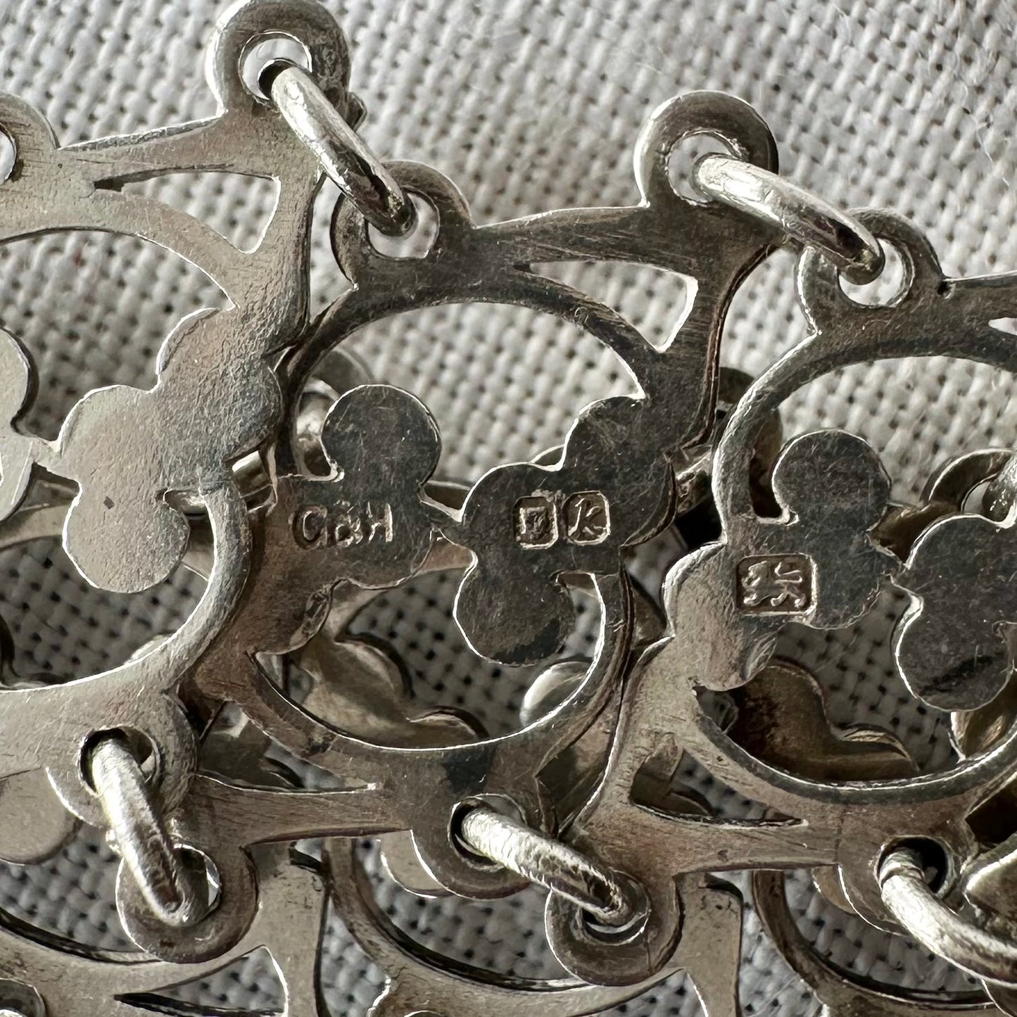 スターリングシルバー ヴィンテージブレスレット