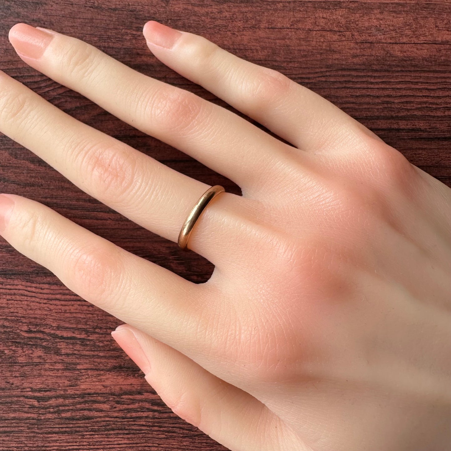 ウェルシュゴールド 9ctゴールド Clogau ウェディングバンドリング 14.5号