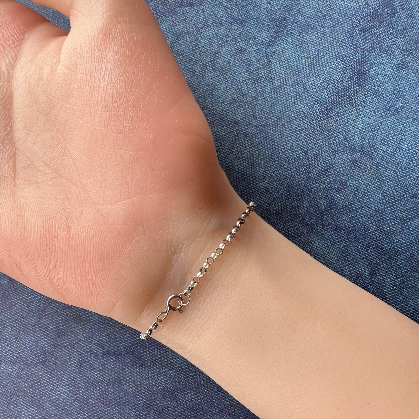 ロロリンクチェーン スターリングシルバー ブレスレット