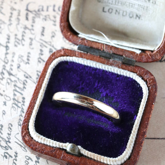 ウェルシュゴールド 9ctゴールド Clogau ウェディングバンドリング 13.5号