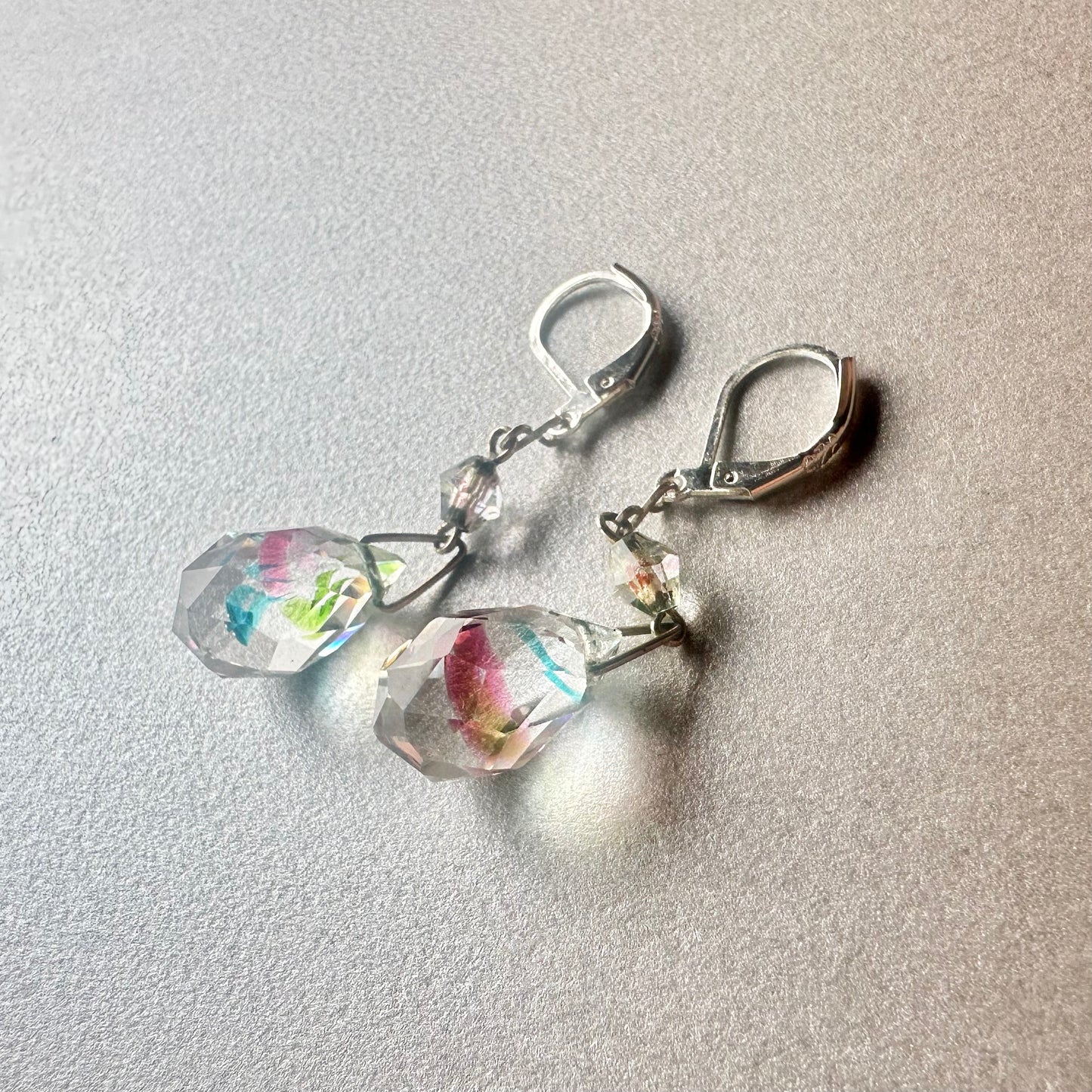 アイリスグラス ドロップピアス