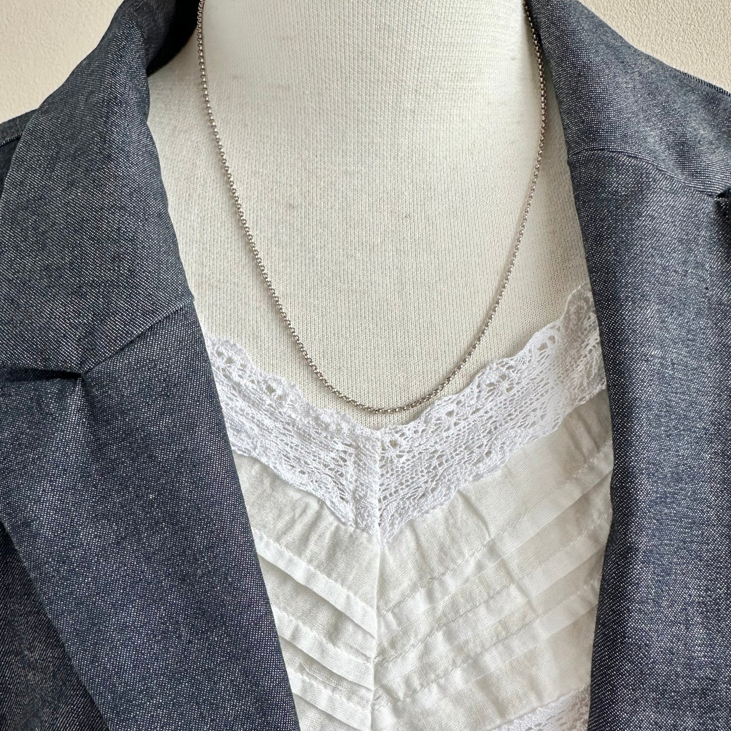 ヴィンテージ ロロリンク シルバーネックレス