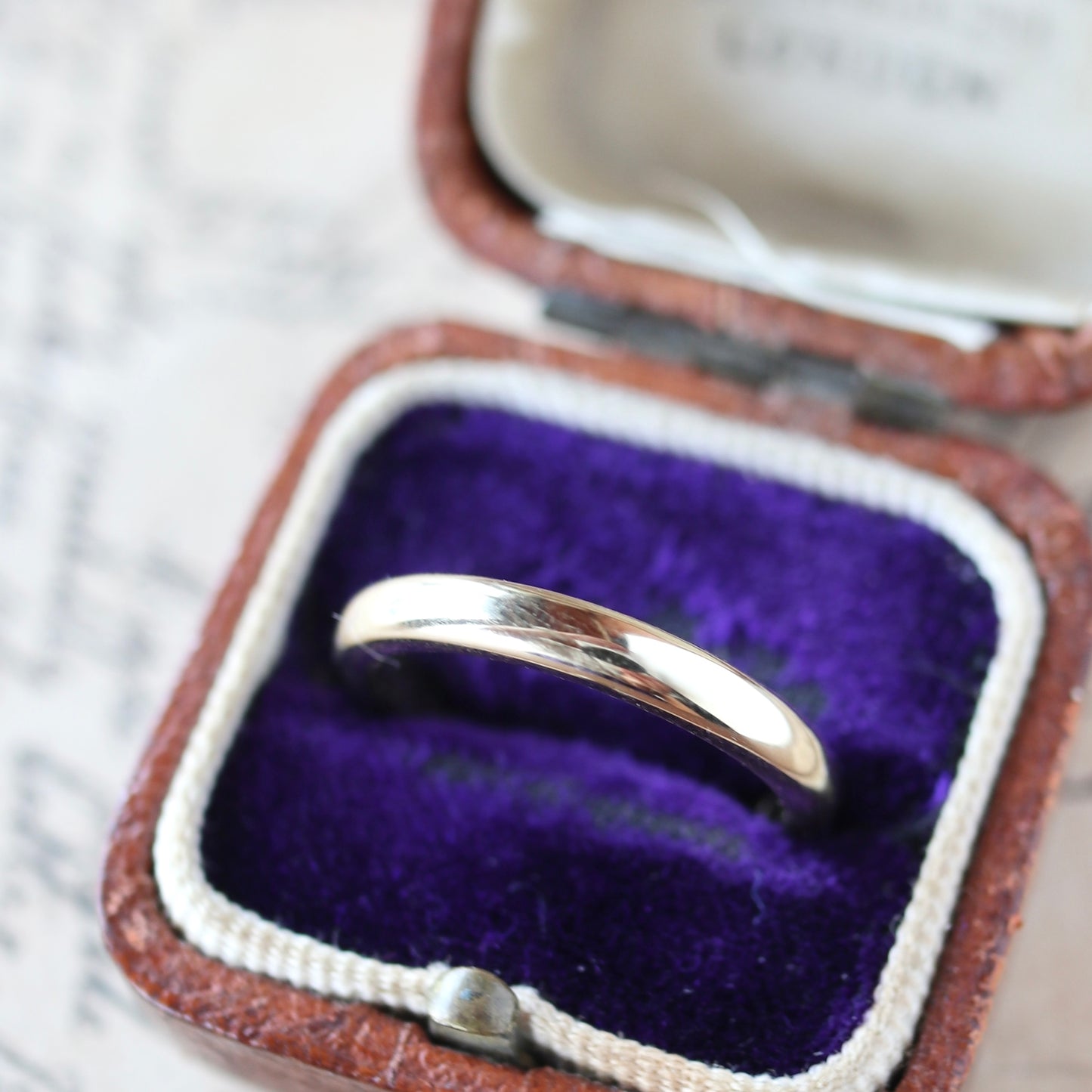 ウェルシュゴールド 9ctゴールド Clogau ウェディングバンドリング 13.5号