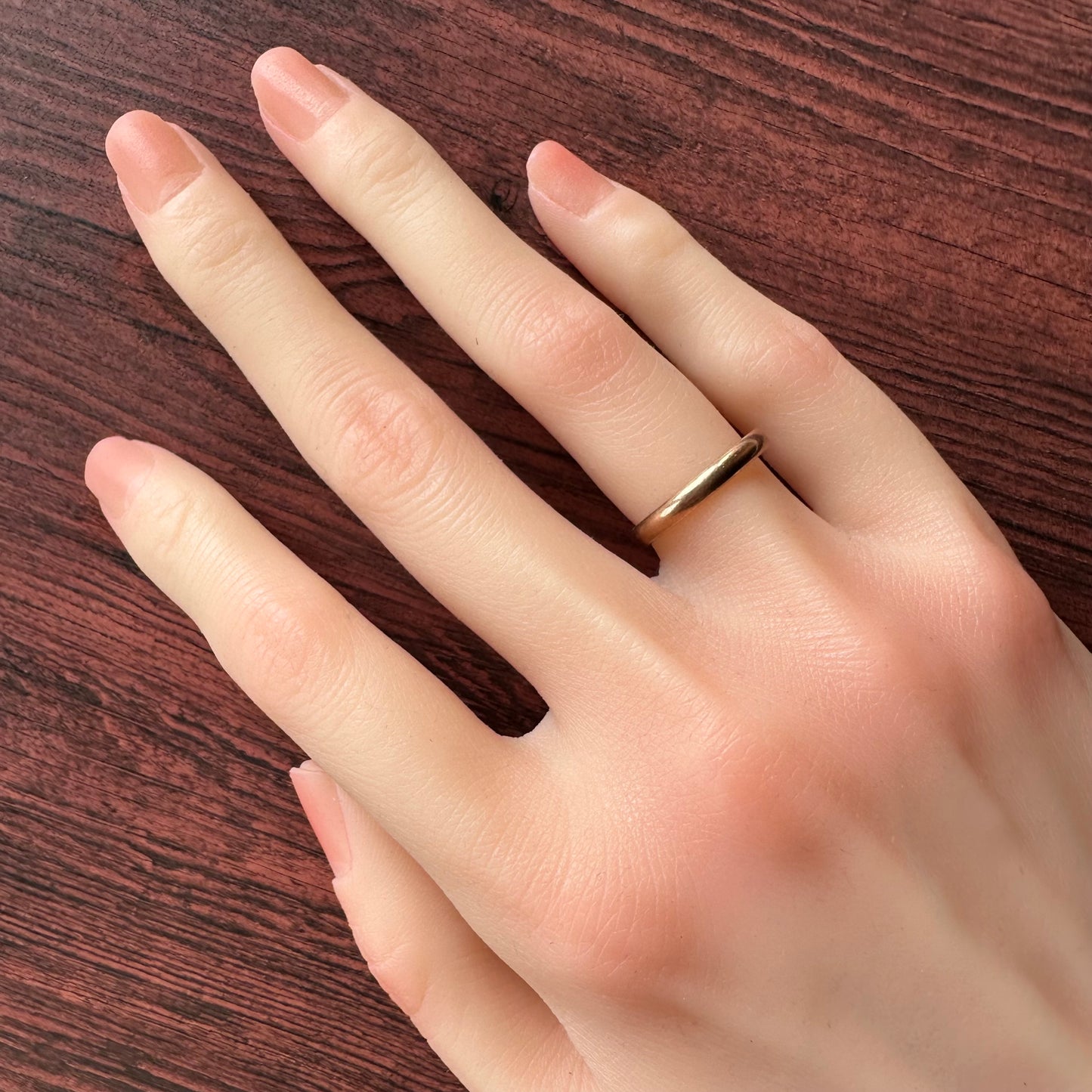 ウェルシュゴールド 9ctゴールド Clogau ウェディングバンドリング 14.5号
