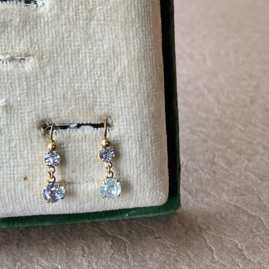 クリアグラス ピアス