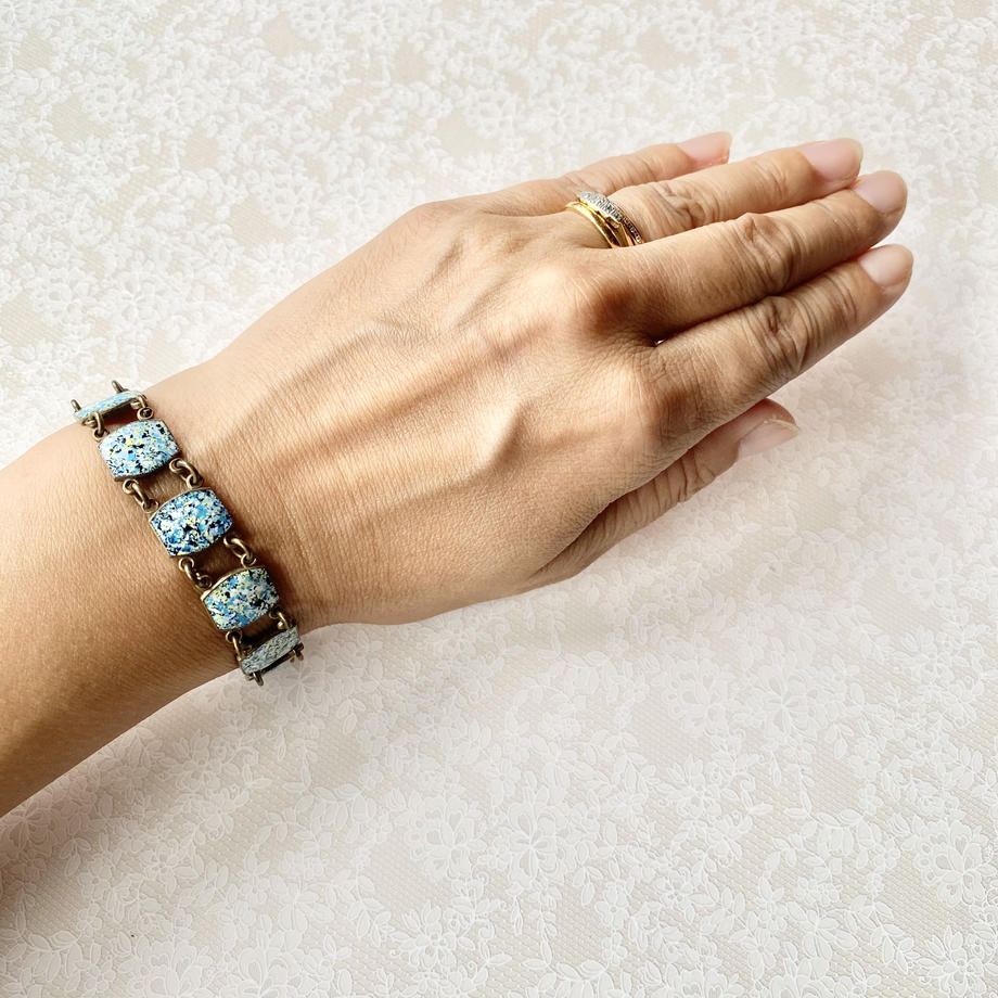 スパークルドエナメル ブレスレット