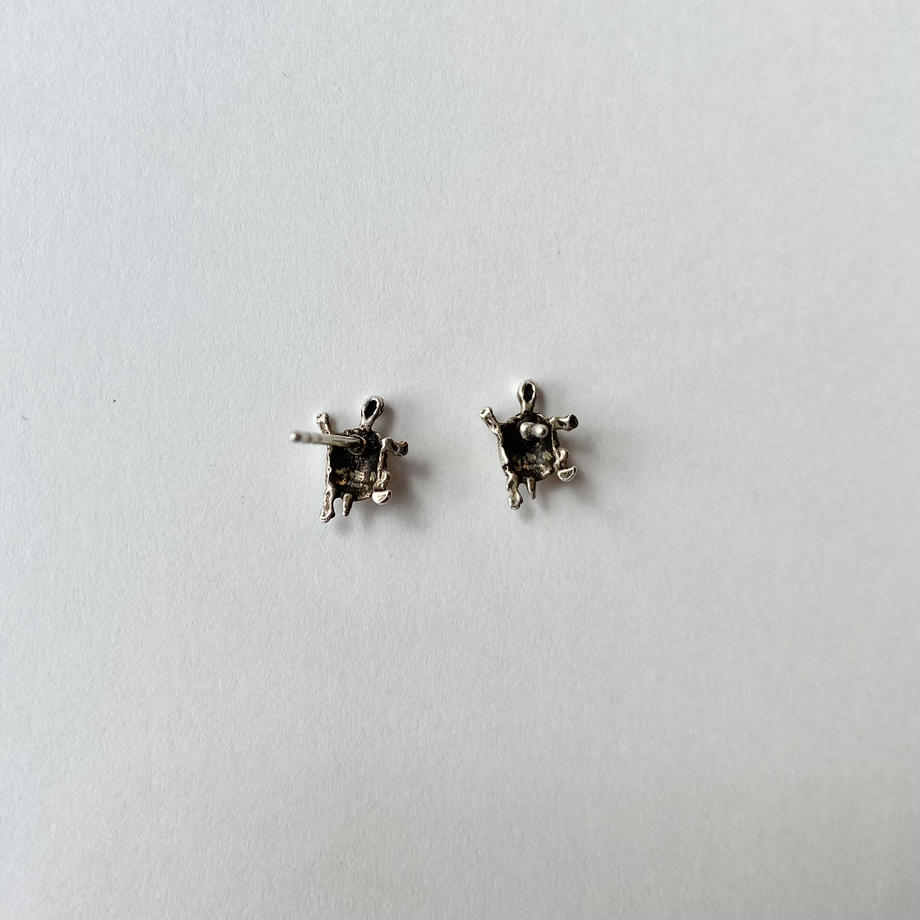 ヴィンテージ カメ ピアス