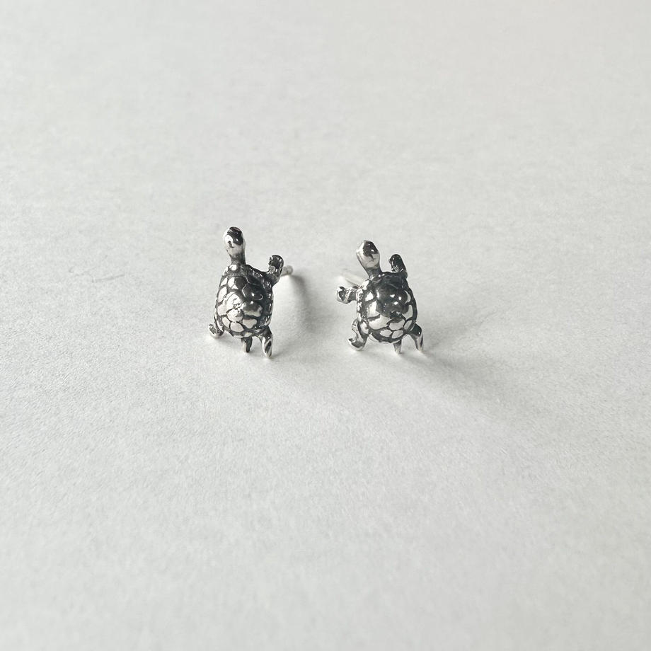 ヴィンテージ タートル ピアス