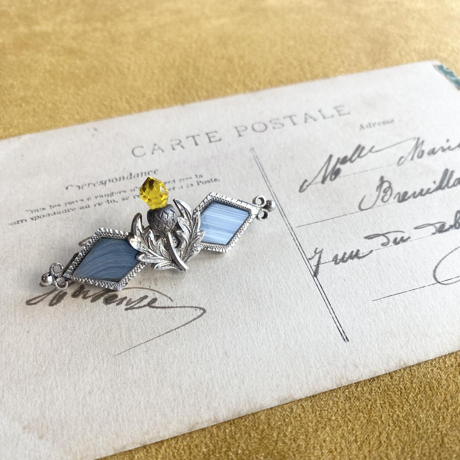 アンティーク スコティッシュアゲート ブローチ バーミンガム 1906年