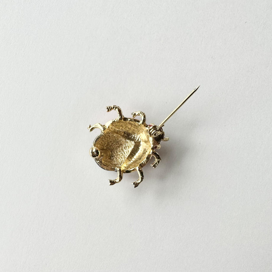 レディバグ ブローチ(gold)