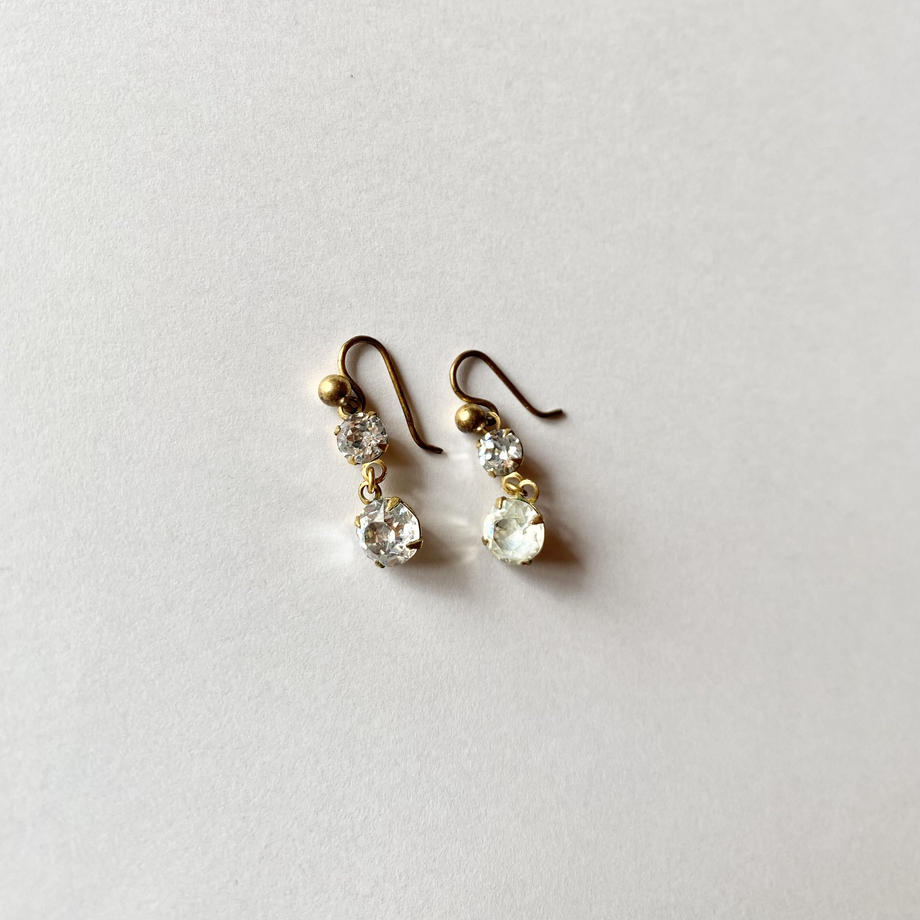 クリアグラス ピアス