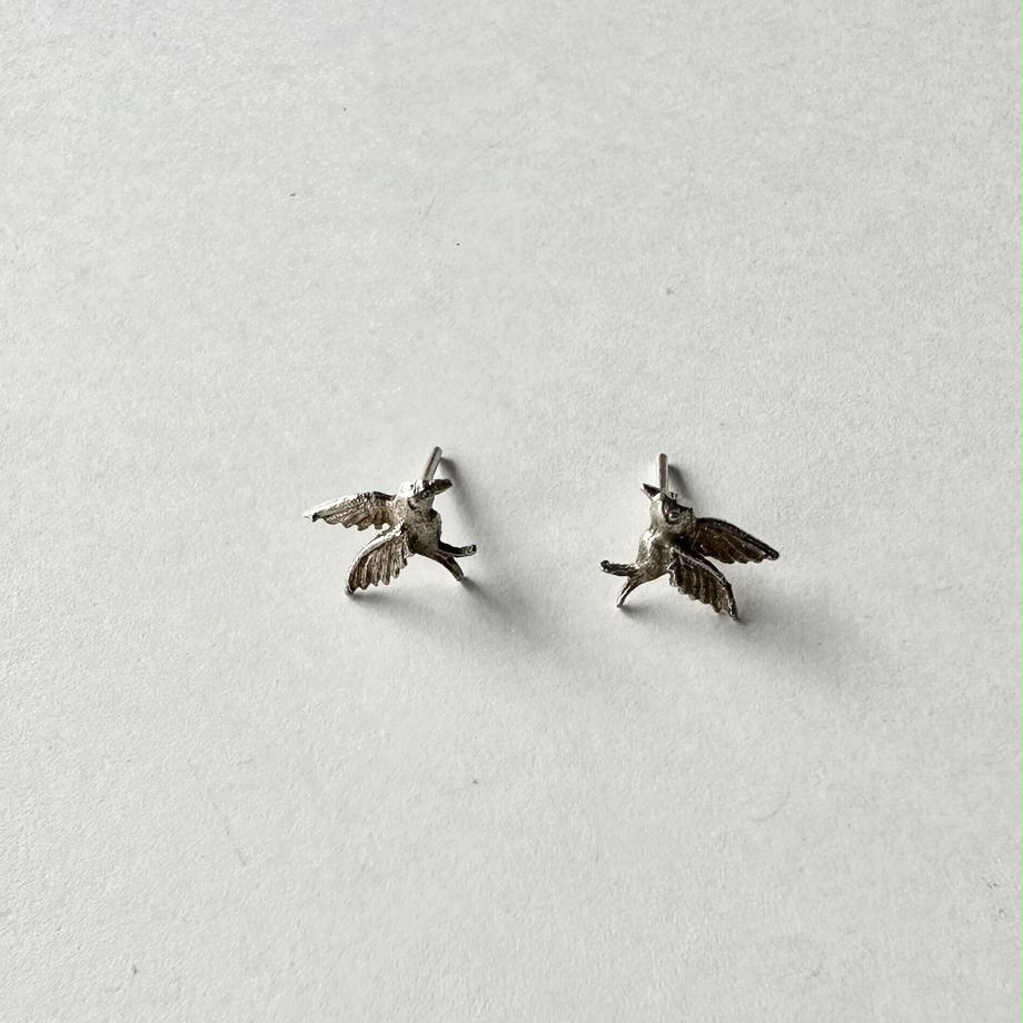 ハミングバード シルバー ミニピアス