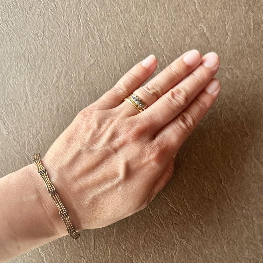 ロールドゴールド ゲートチェーン ブレスレット