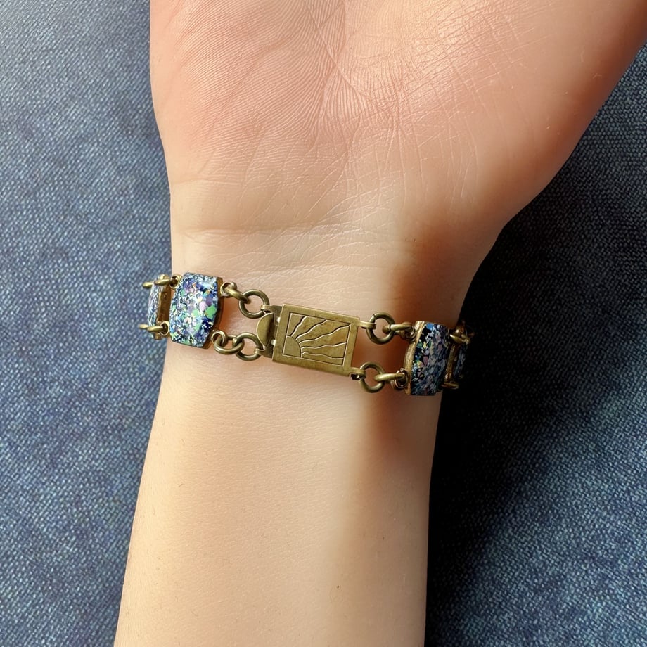 スパークルドエナメル ブレスレット