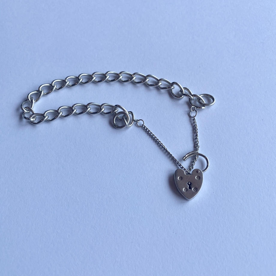 パドロック スターリングシルバー ブレスレット 1975年