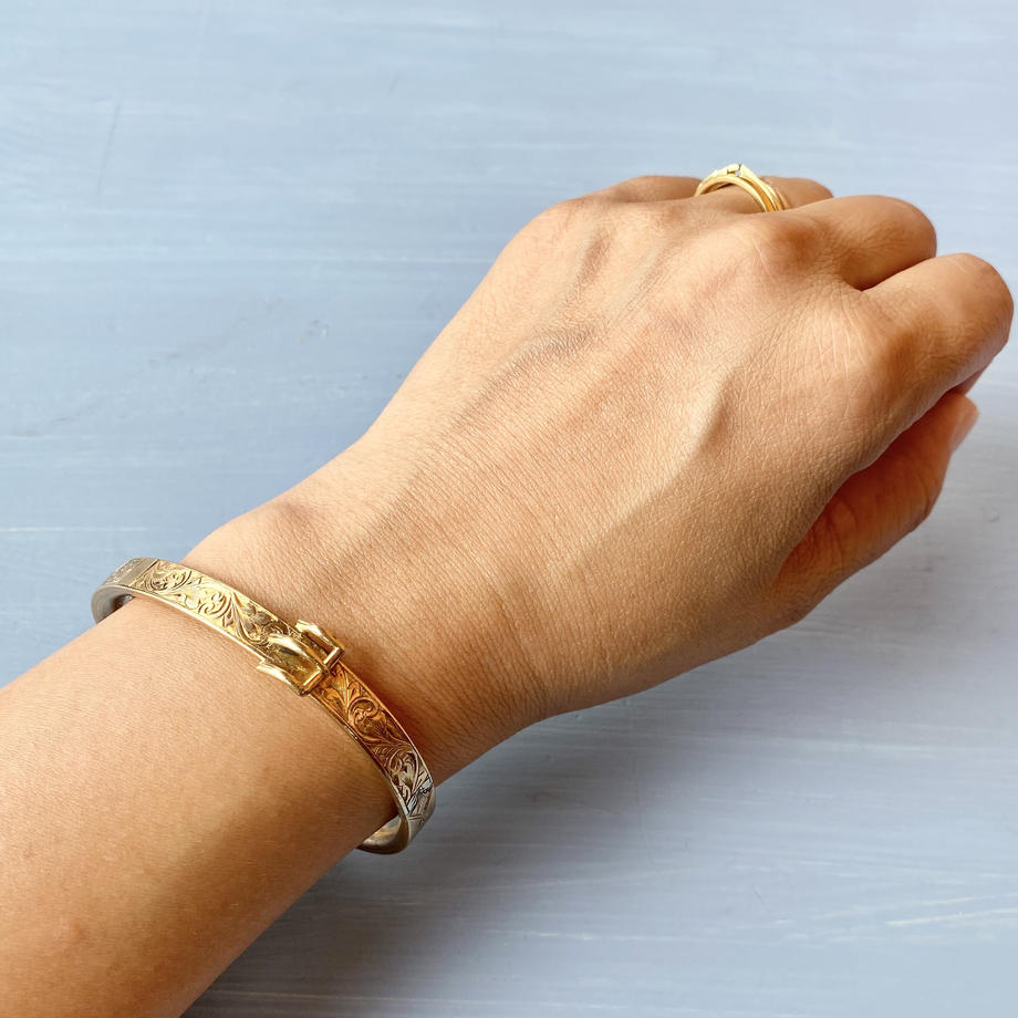 ゴールドフィルド バックル バングル