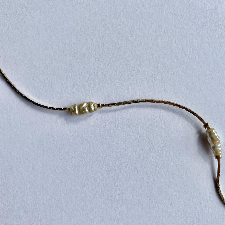 ヴィンテージ ゴールドプレーテッド ネックレス