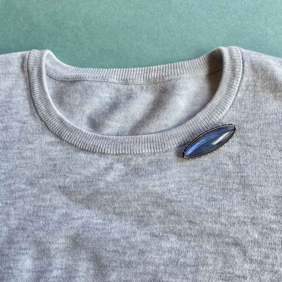 バタフライウィング マーキス ブローチ