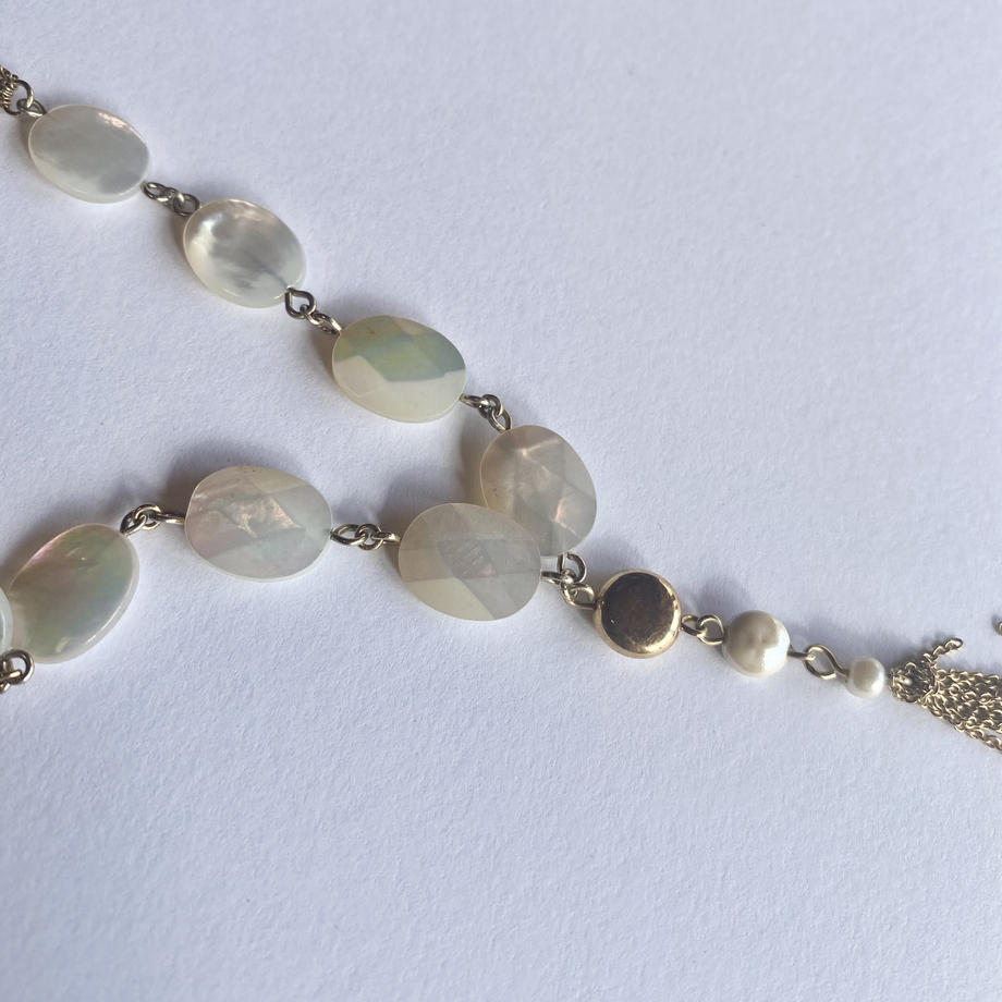 Monet ヴィンテージ マザーオブパール ネックレス