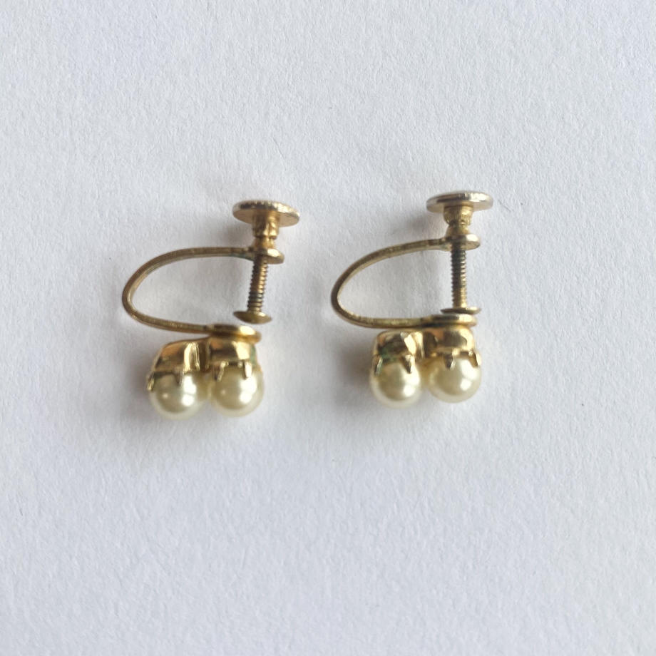 2パール イヤリング