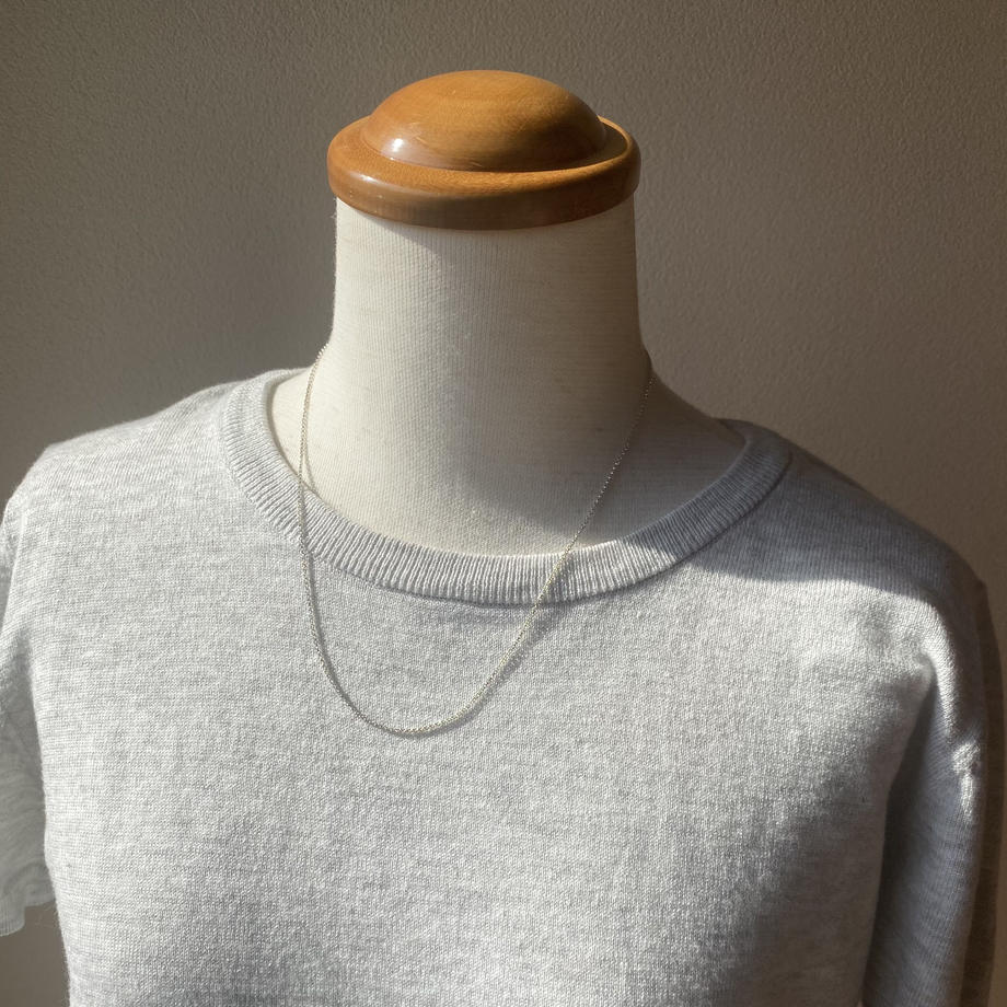 シルバーネックレス D