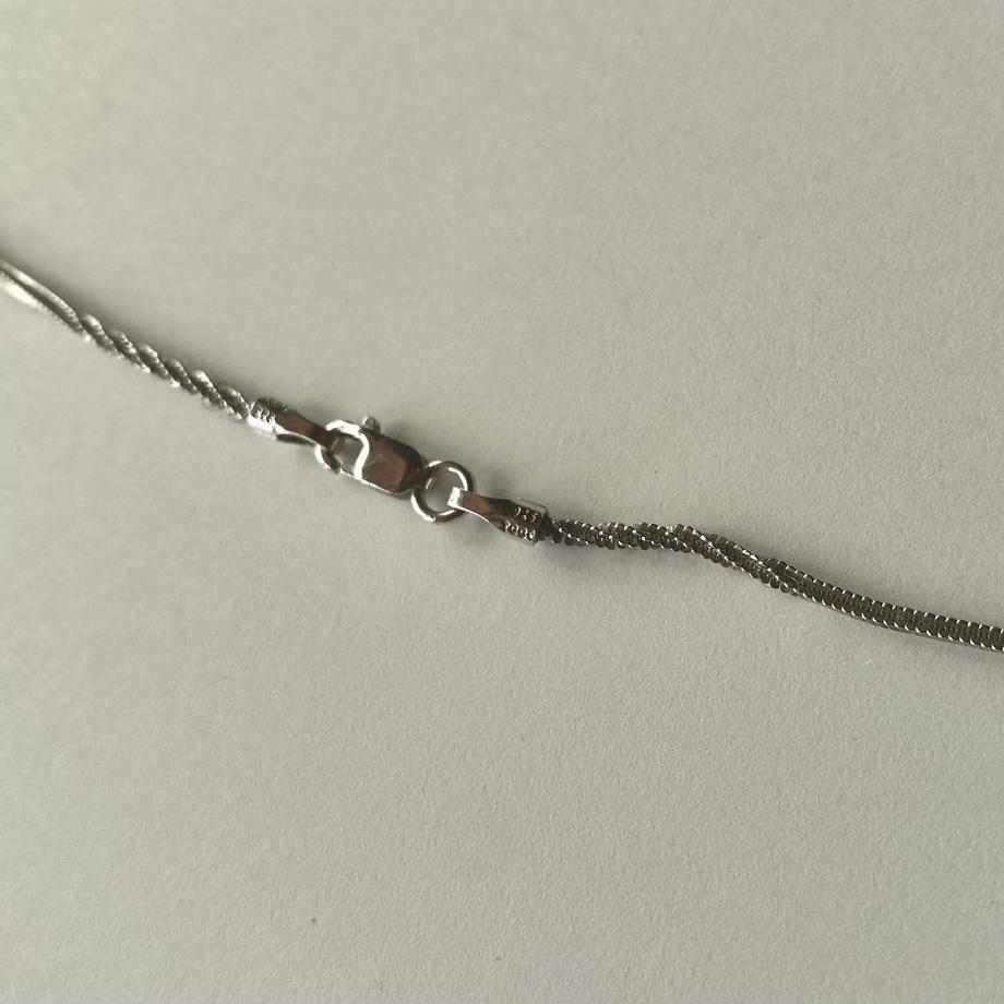 ヴィンテージ シルバーネックレス ロング